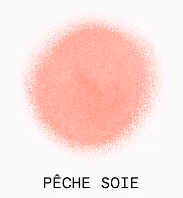 Shade swatch of Pêche Soie