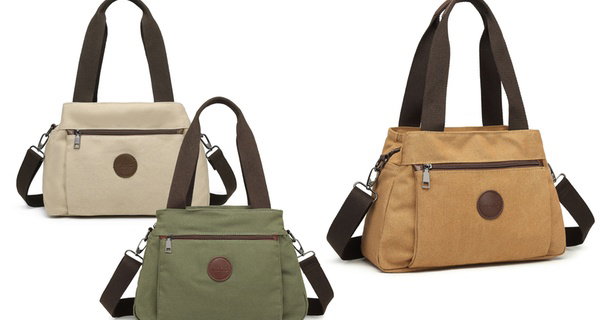 Sac en bandoulière multifonction en toile