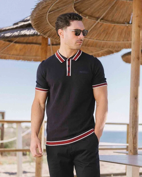 Valero Tipped SS Knit Polo