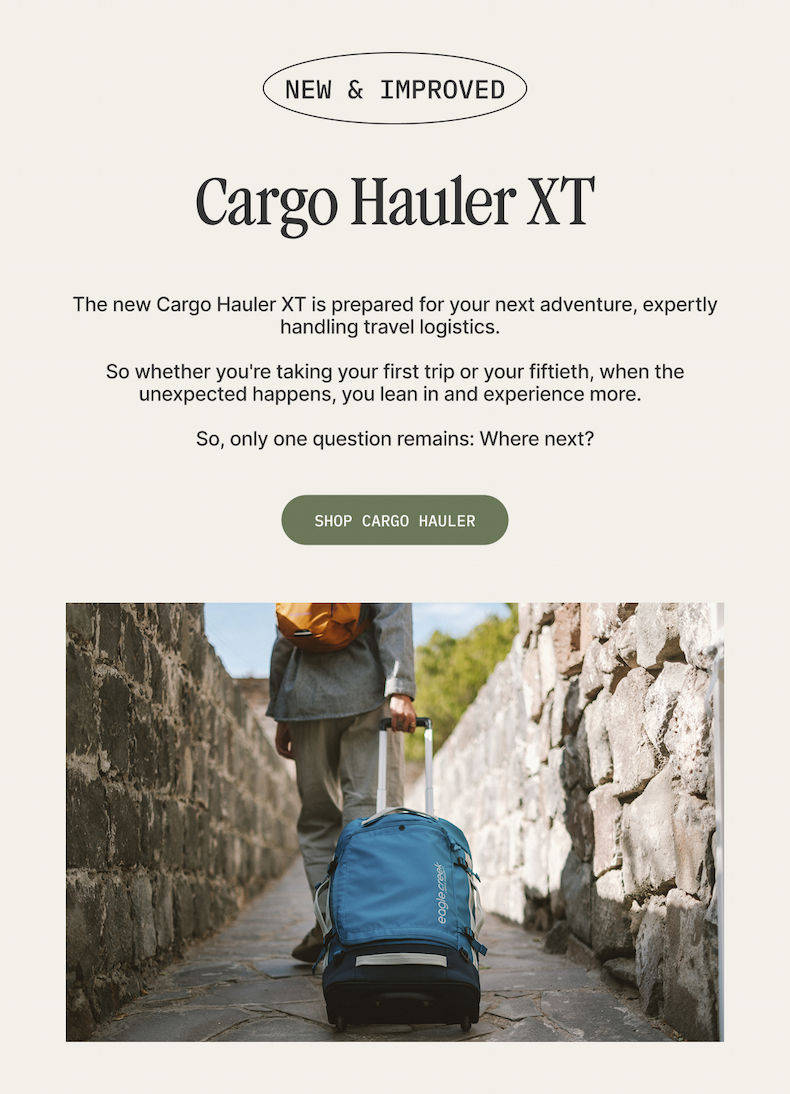 New Cargo Hauler Luggage