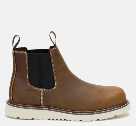 CAT Footwear - Men's Reclaimer Wedge Chelsea Waterproof Steel Toe Work Boot - Pyramid colorway.