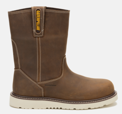 CAT Footwear - Men's Reclaimer Wedge 10-inch Welly Waterproof Steel Toe Work Boot - Pyramid colorway.