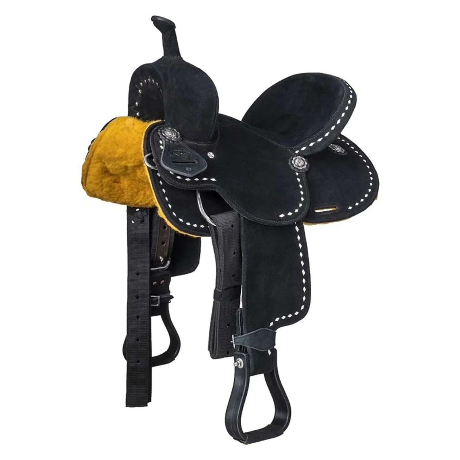 King Series Stratford Suede Barrel Saddle