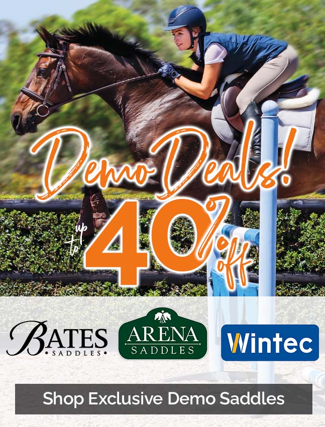 Demo Deals! Up to 40% Off Exclusive Demo Saddles from Bates, Arena, & Wintec!