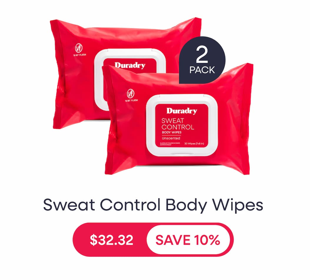 Sweat Control Body Wipes