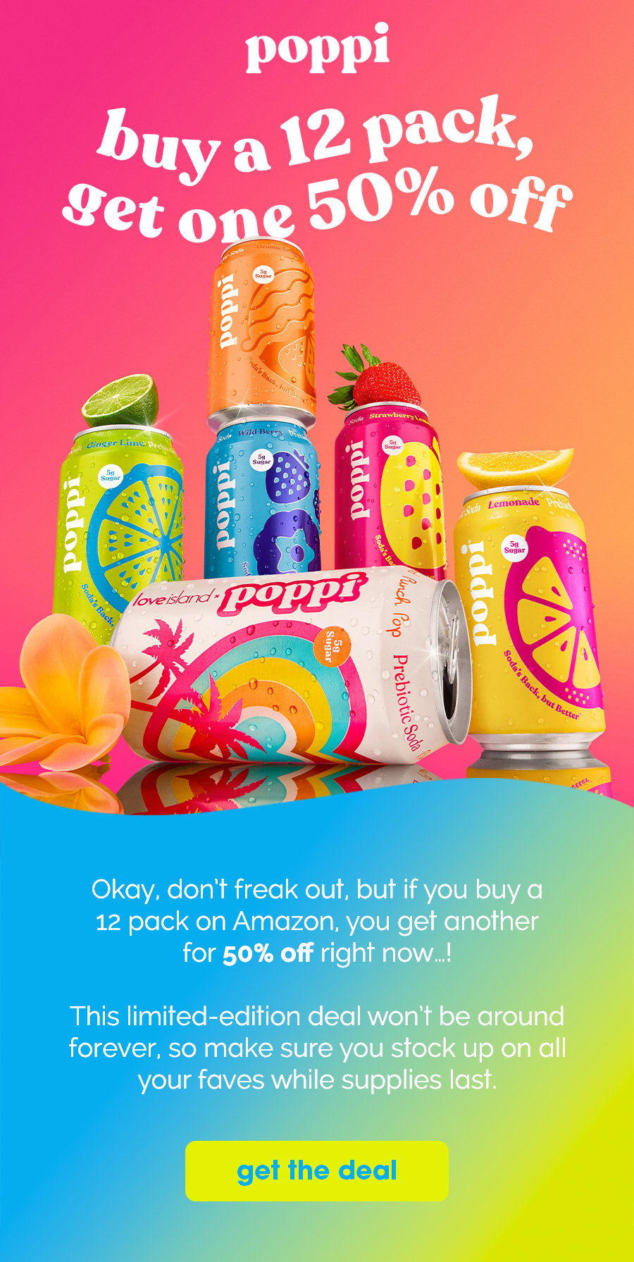 buy a 12 pack, get one 50% off