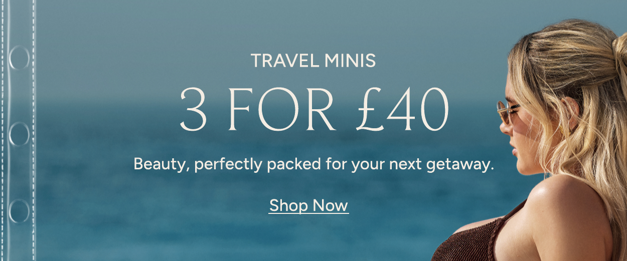 Get 3 for 40pound on travel minis