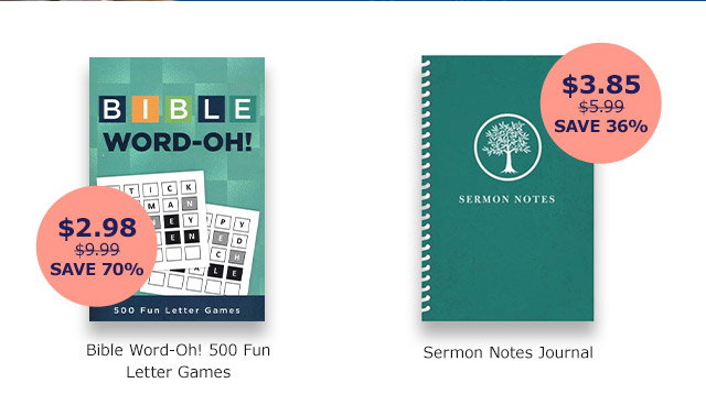 Bible Letter Games | Sermon Notes Journal