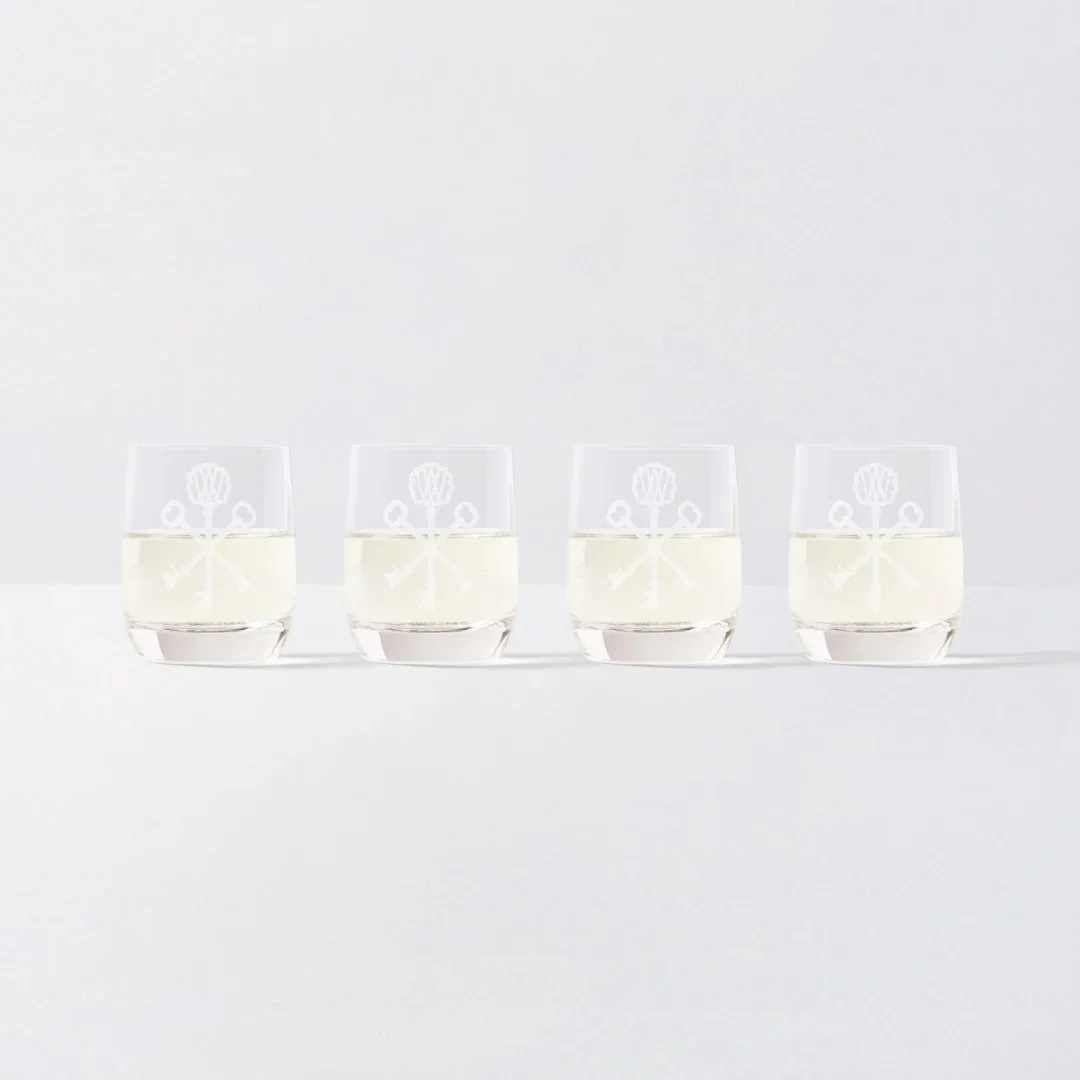 Image of Signature Keys Rocks Glasses (Set of 4)
