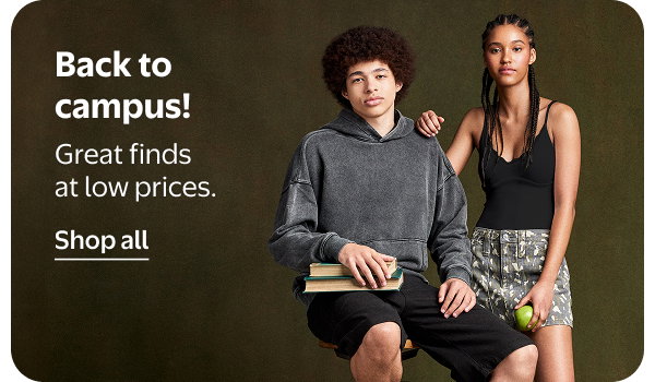 Back to campus! Great finds at low prices.