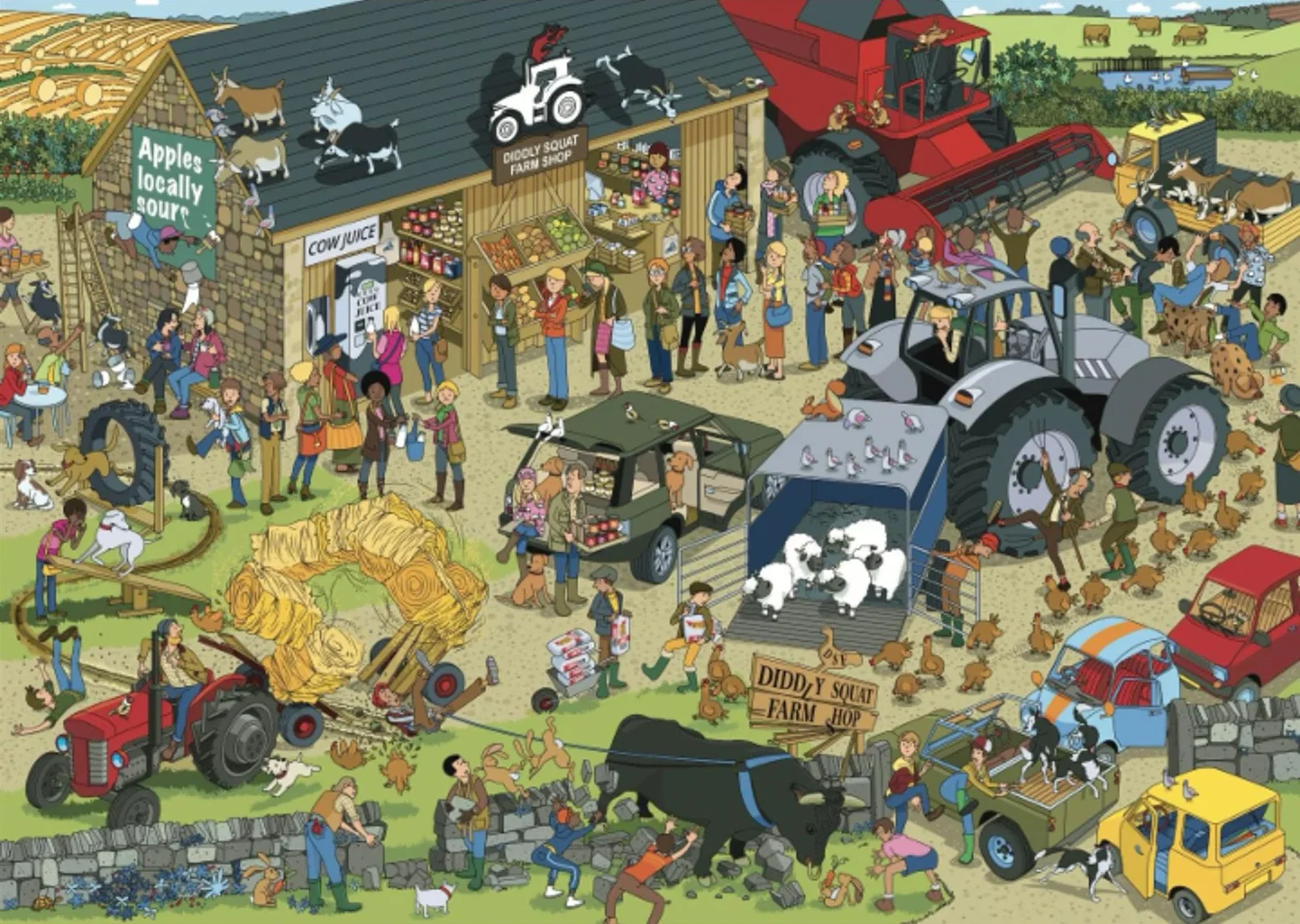 Image of Diddly Squat Farm 1000 Piece Jigsaw Puzzle