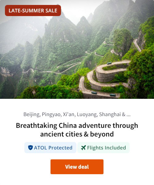 Breathtaking China adventure through ancient cities &amp; beyond