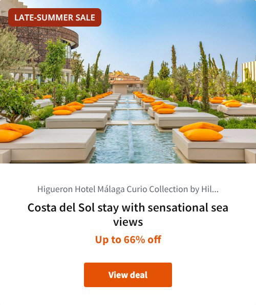 Costa del Sol stay with sensational sea views