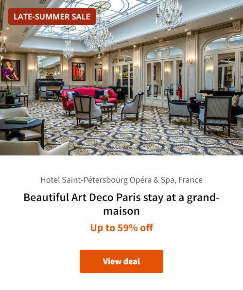 Beautiful Art Deco Paris stay at a grand-maison