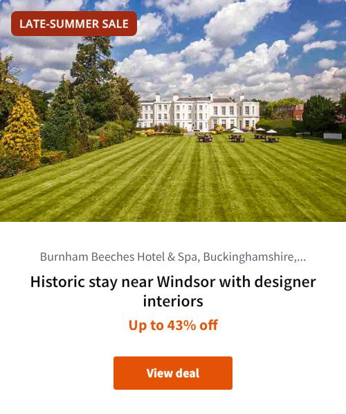 Historic stay near Windsor with designer interiors