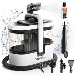 Teendow C7 Max Carpet Vacuum Cleaner, 1800W Power, 16kPa Suction, ≥100°C Steam, Spray, Scrub & Vacuum Cleaning Modes, 1600ml/1500ml Dual Water Tanks