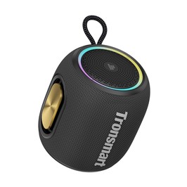 Tronsmart T8 Mini Portable Outdoor Speaker, 16W Output, Up to 20H of Battery Life, IPX7 Waterproof - Black
