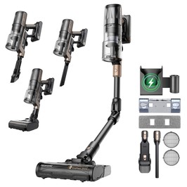 Proscenic P20 OnePass Cordless Vacuum Cleaner, 70000Pa Suction, 70-Min Runtime, 680W Brushless Motor, 180° Bendable Tube, Wet & Dry Cleaning with Extra Water Tank