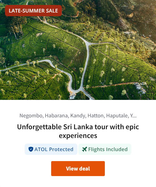 Unforgettable Sri Lanka tour with epic experiences
