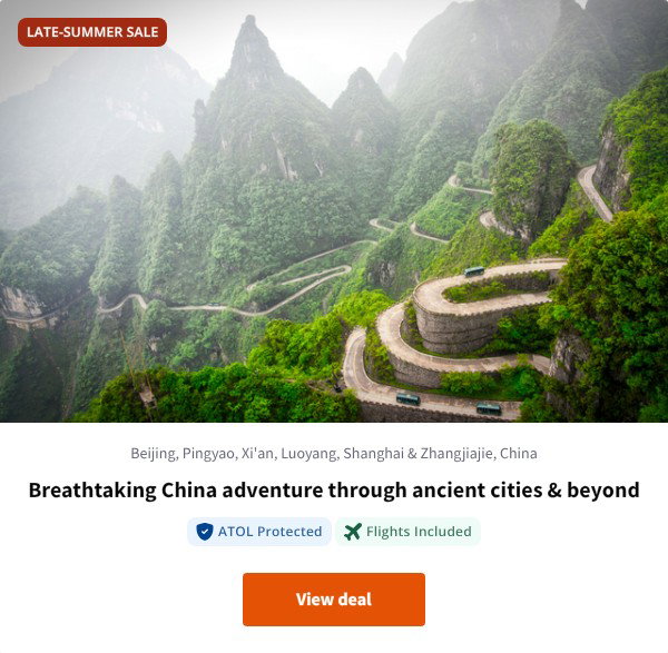 Breathtaking China adventure through ancient cities & beyond