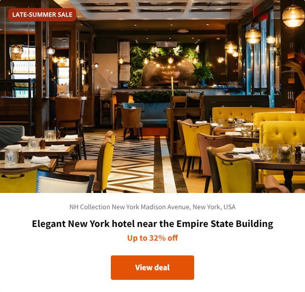 Elegant New York hotel near the Empire State Building