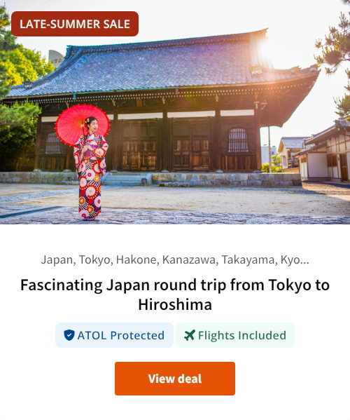 Fascinating Japan round trip from Tokyo to Hiroshima