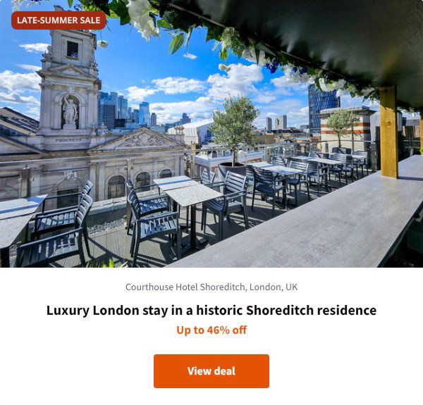 Luxury London stay in a historic Shoreditch residence