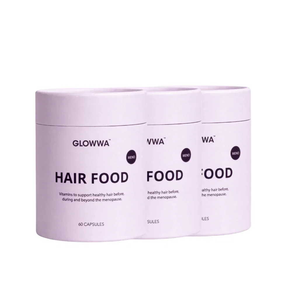 Image of Glowwa Hair Food Meno 3 x 60 Capsules