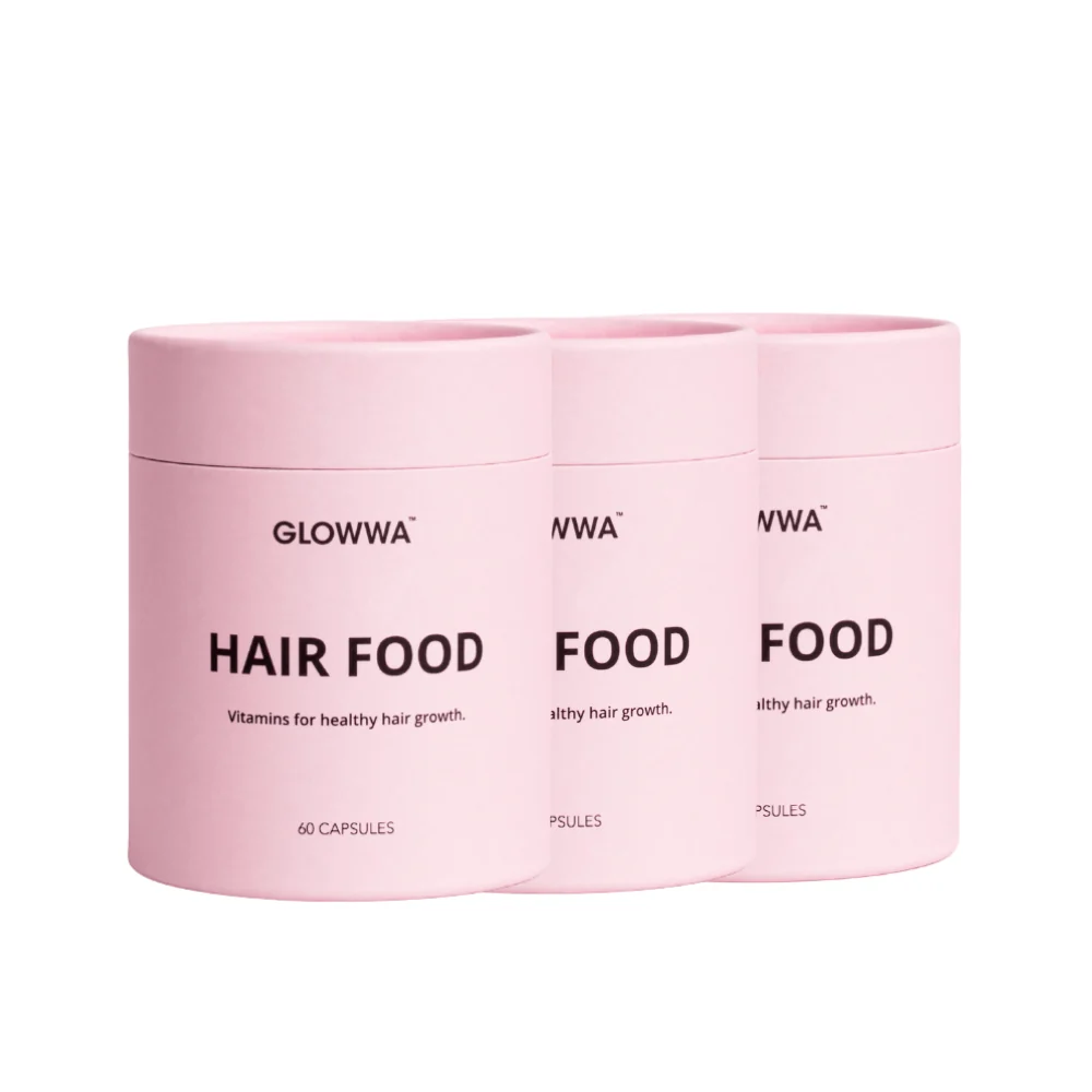 Image of Glowwa Hair Food Original 3 x 60 Capsules