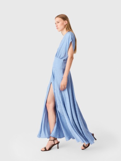 Jupe longue bleue