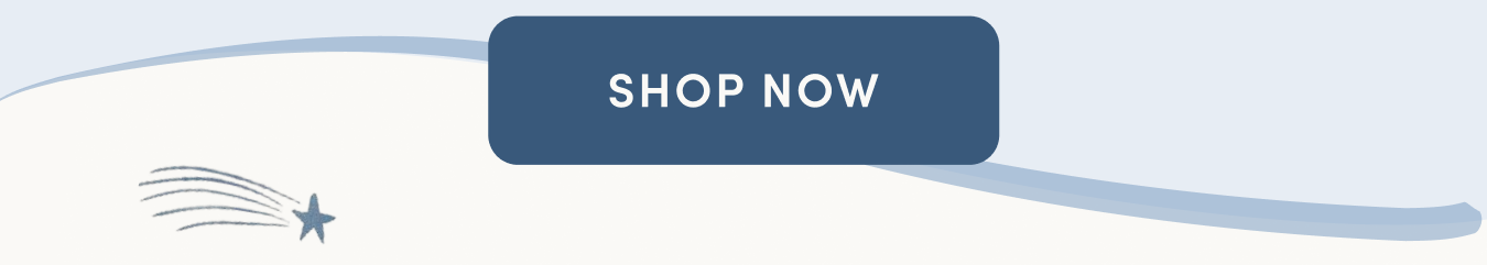 dark blue button with cream text