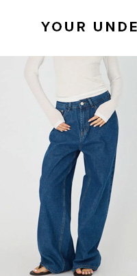 Denim Baggy Jeans Low Rise Wide Leg