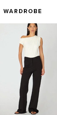 Black Mid Rise Tailored Ponte Pants