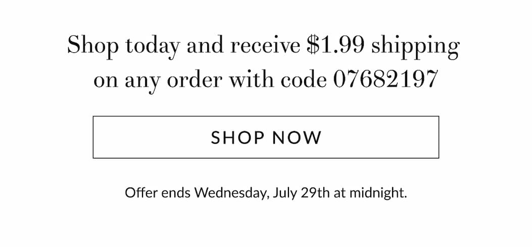 $1.99 shipping on any order [Click here to Shop now]