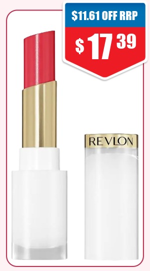 Revlon Super Lustrous Glass Shine Balm Cherry Luster 40% off RRP at Chemist Warehouse. Sale ends 5 August 2026.