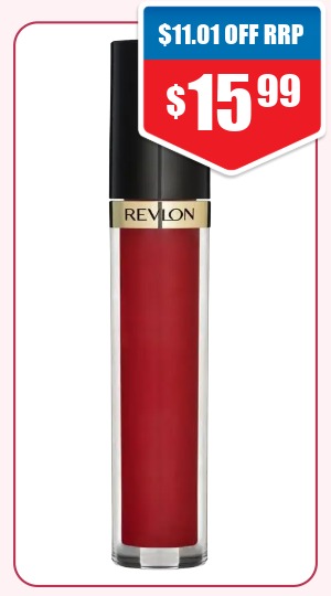 Revlon Super Lustrous Lip Gloss Fatal Apple 40% off RRP at Chemist Warehouse. Sale ends 5 August 2026.