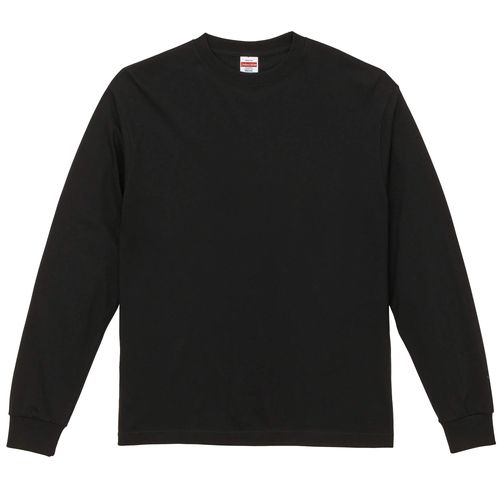 United Athle Classic Premium Long Sleeve 6.2oz Tee - Black