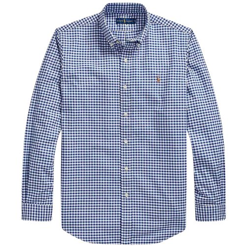 Polo Ralph Lauren Custom Fit Oxford Shirt - Blue and White
