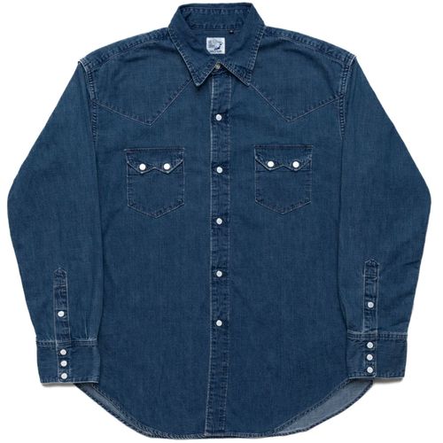 OrSlow Denim Western Shirt - Dark Denim