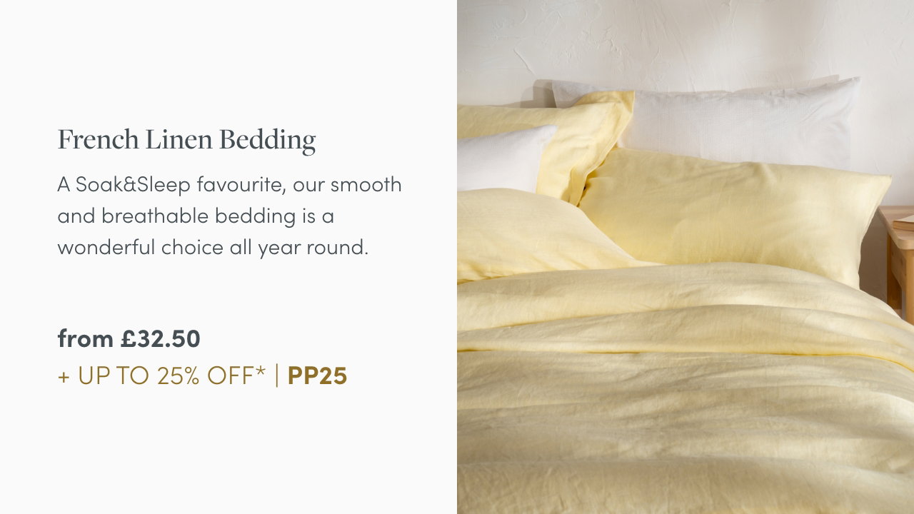 Lemon Yellow French Linen Bedding And Bed Sheets