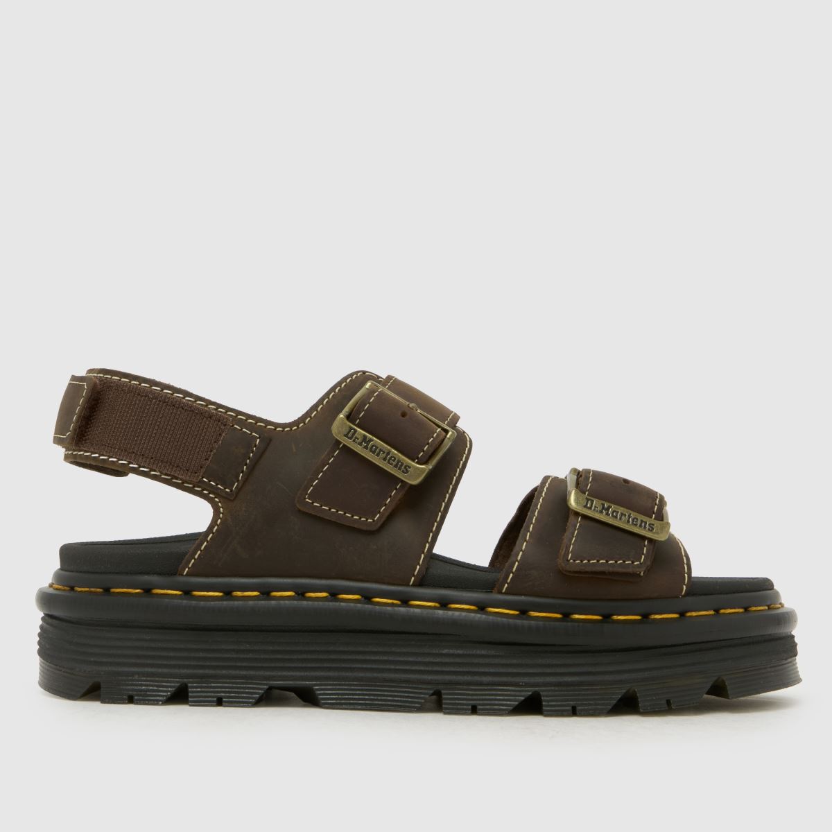 A Dr Martens Zebzag in Dark Brown