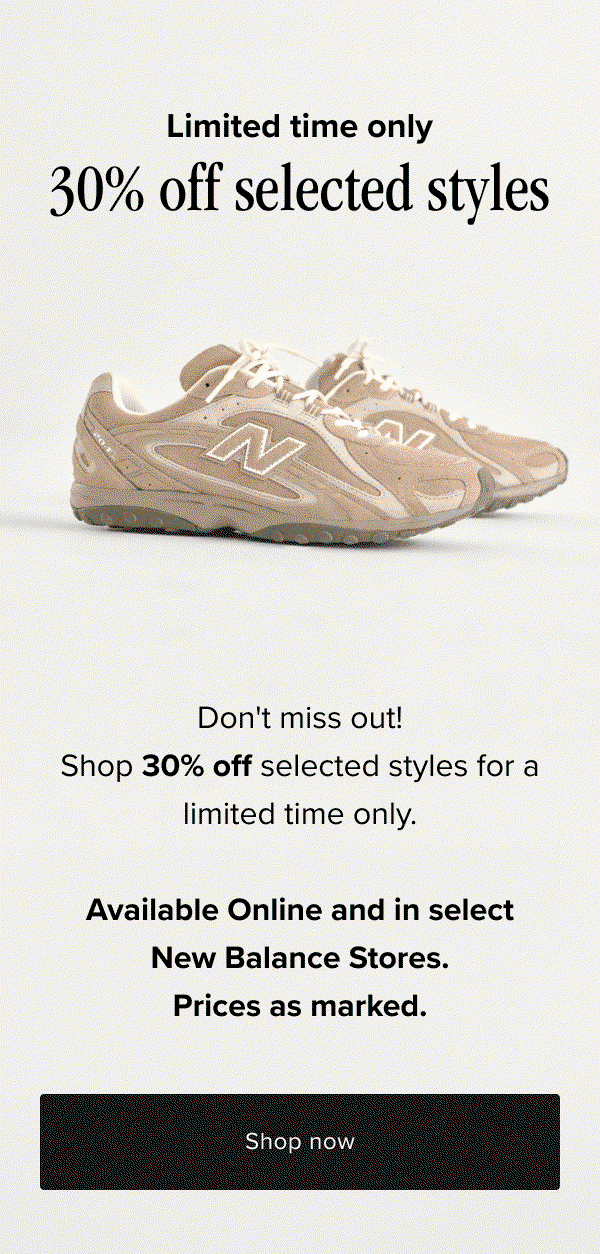 SHOP UP TO 30% OFF