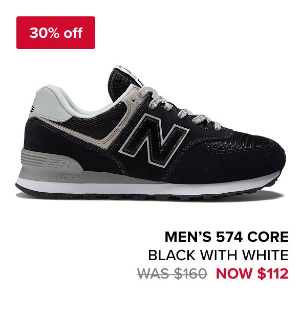 men’s 574 Core NIMBUS CLOUD with NB WHITE Was $160 Now $112