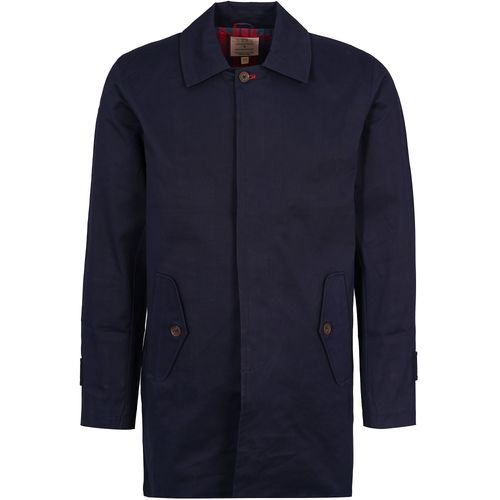 Real Hoxton Mac Coat - Navy