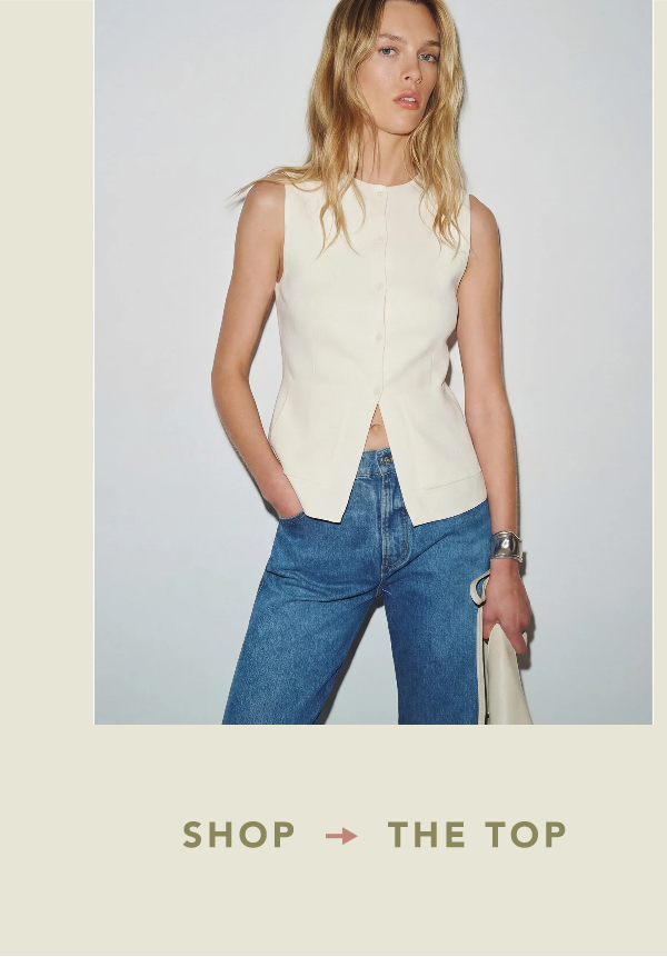 Sleeveless Knit Hourglass Two Pocket Vest Top