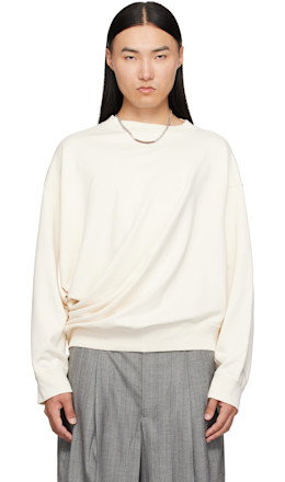 Off-White Asymmetric Sweatshirt - Hed Mayner
