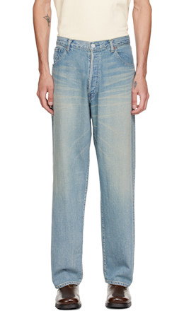 Blue Oversize Fit Jeans - ssstein