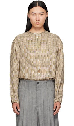 Green Printed Shirt - Hed Mayner