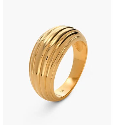 Urban Dome Ring In Gold