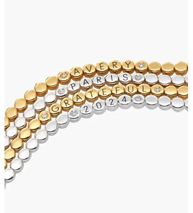 Engraved Dot Bracelet